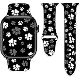 Watch Bands Compatible with Apple Watch Band 38mm 40mm 41mm for Women Men, Soft Sport Strap Silicone Replacement Wristband for iWatch Series SE 10 9 8 7 6 5 4 3 2 1