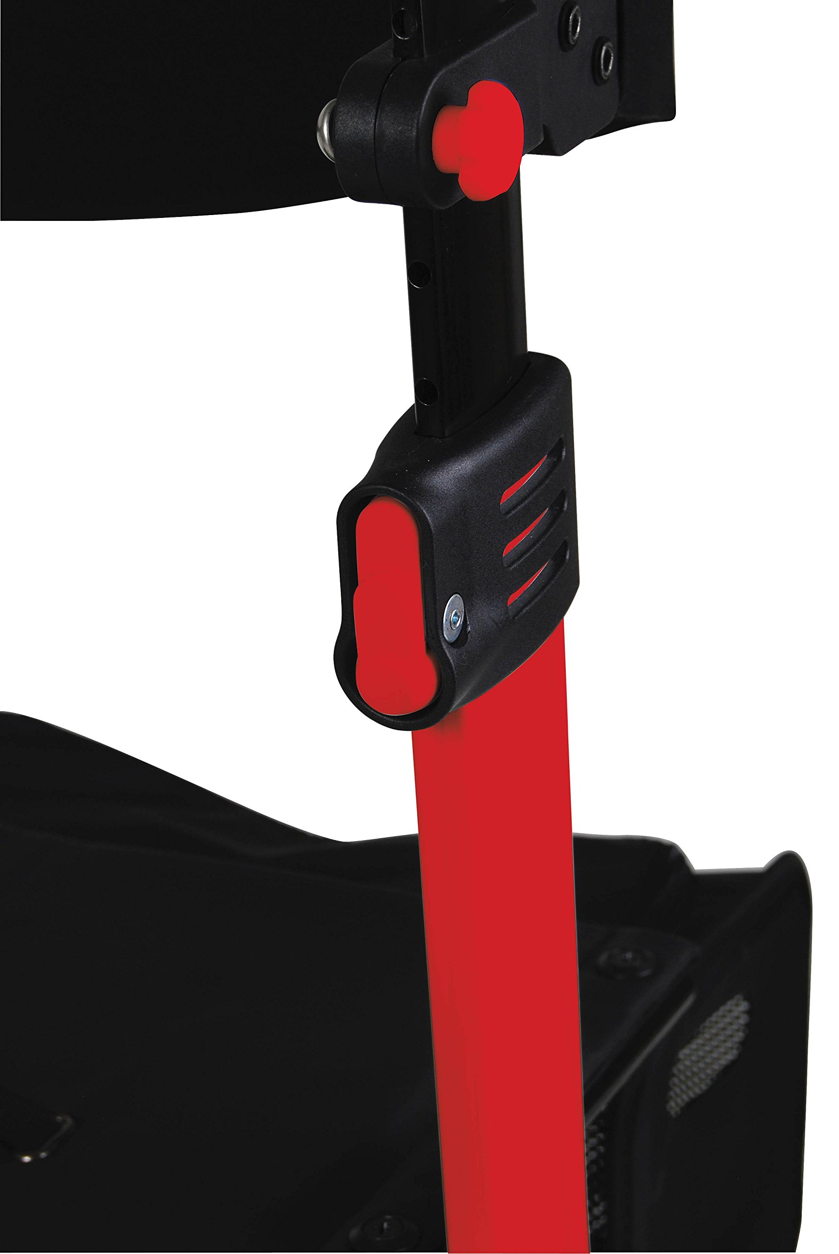 Drive Medical RTL10266 Nitro Euro-Style 4-Wheel Rollator Walker With Seat, Red