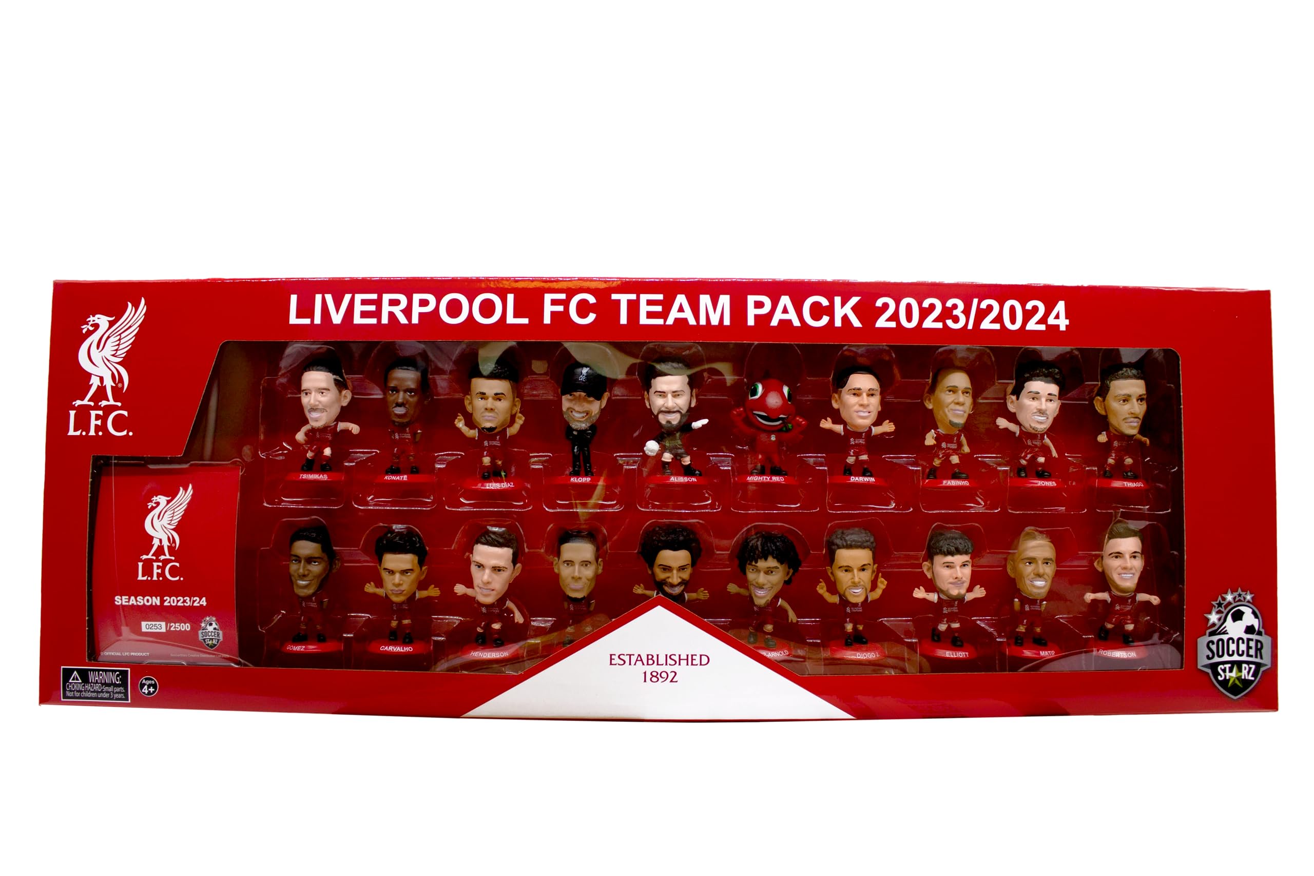 SoccerStarz - Liverpool 20 Piece Team Pack (2023/24 Version)