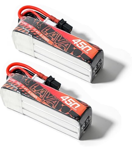 Amazon.com: GAONENG 2pcs GNB 850mAh 3S 11.1V 80C LiPo Battery with 