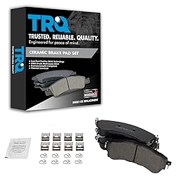 TRQ Rear Brake Pads Ceramic Compatible with