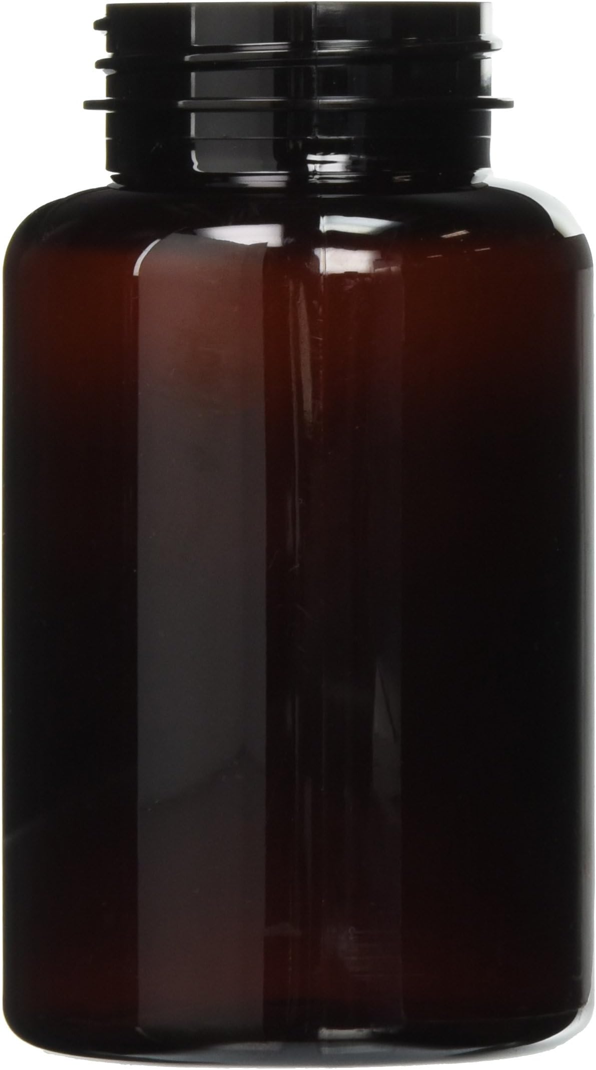 Qorpak PLA-06569 PET Packer Bottle with 45-400 Neck Finish, 8.5 oz, Amber (Pack of 270)