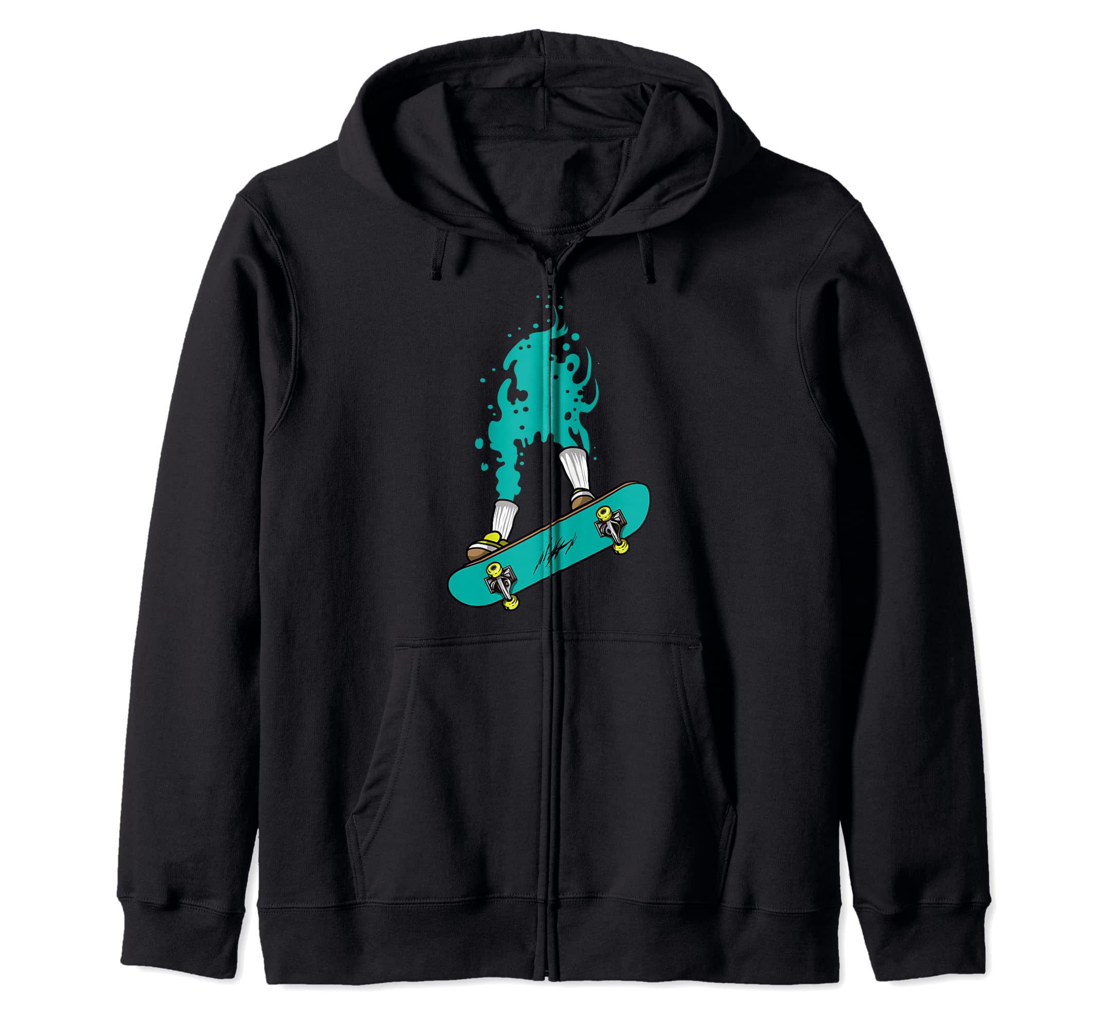 Skateboard Skateboarder - Skateboarding Skater Zip Hoodie