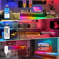 BTF-LIGHTING 9.8FT WS2811 WS2812B IC RGB 360 Degree