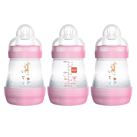 mam bottles starter set pink