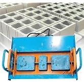 Cement Block Forming Machine, Brick Making, Multiple Molds Optional, 23kn Pressure, 45s Fast, 30 Bricks/H, Suitable for Home Use, Farm Manufacturing(H8)