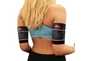 ITHW Bicep Compression Sleeve for Men & Women(1Pair) Bicep Tendonitis Brace Triceps Pain Upper Arm Support Bands for Pain Relief, Muscle Strains And Inflammation (Large)