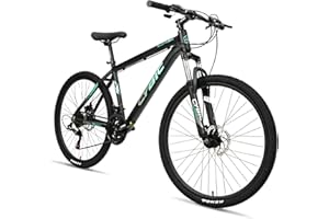 CYBIC 26 inch Mountain Bike for Man, Aluminum Frame, Suspension Fork, Gear 21 Speed, Disc Brake, 26 inch Bicycle, Multiple Colors for Adults
