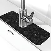 Halloween Black Spider Web Kitchen Sink Splash Guard Faucet Mat Super Absorbent Fast Drying Mat Sink Gadgets-Fast Drying Pad Sink Mat For Kitchen Bathroom (15