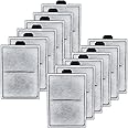 HiTauing 12 Packs PF-L Carbon Cartridge for Top Fin Silenstream PF20, PF30, PF40 and PF75 Power Filters