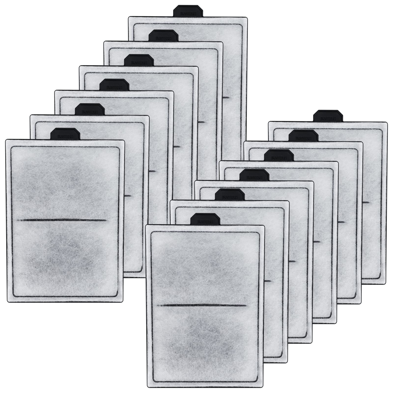 Photo 1 of HiTauing 12 Packs PF-L Carbon Cartridges for PF20, PF30, PF40 and PF75 Power Filters
