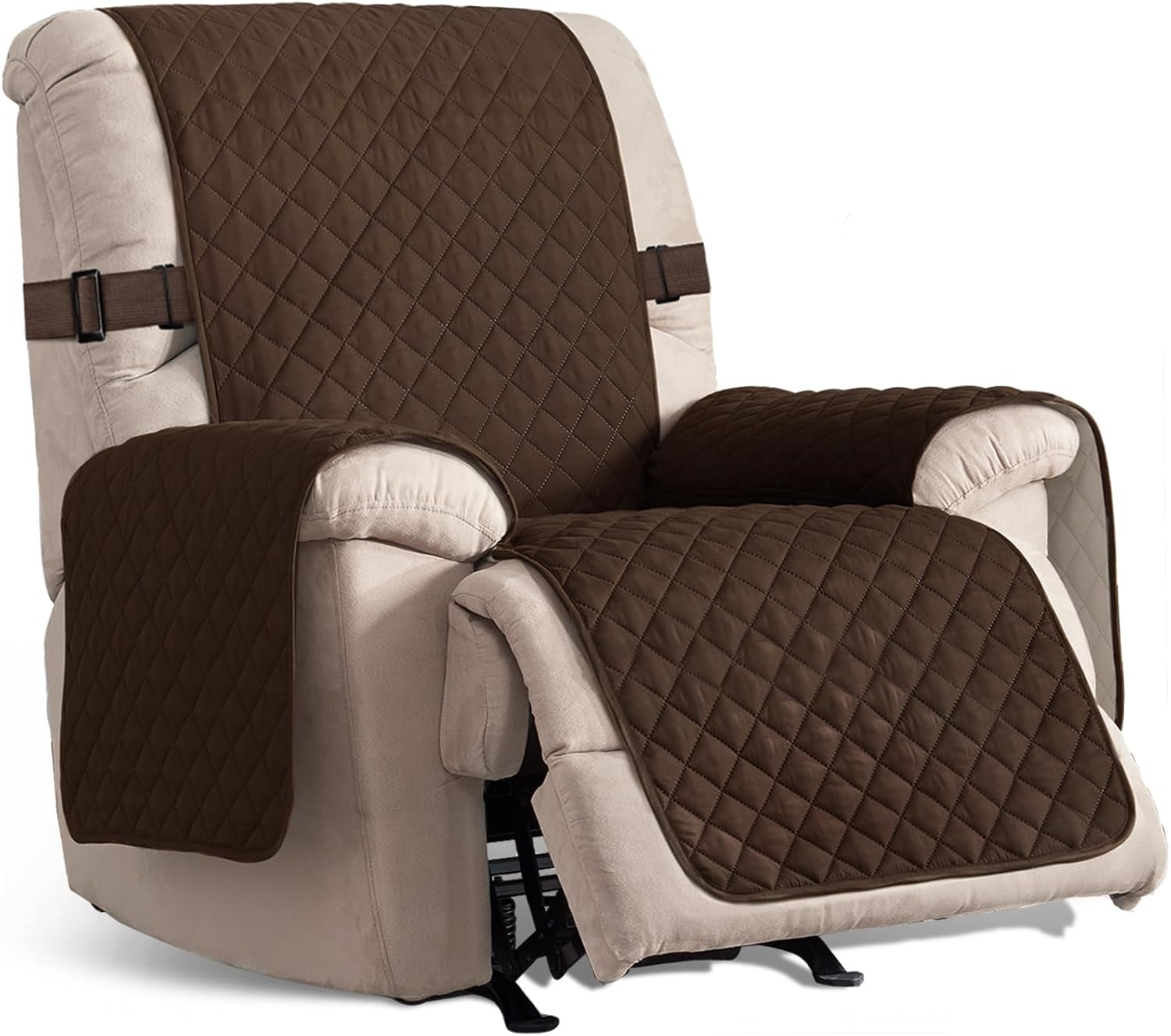 Slipcovers - HOMERILLA Recliner Chair Covers Reversible Recliner Cover Washable Recliner Covers for Large Recliner with Adjustable Straps Protector for Kids Pets(Recliner 30