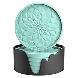ME.FAN Silicone Coasters with Holder,[6