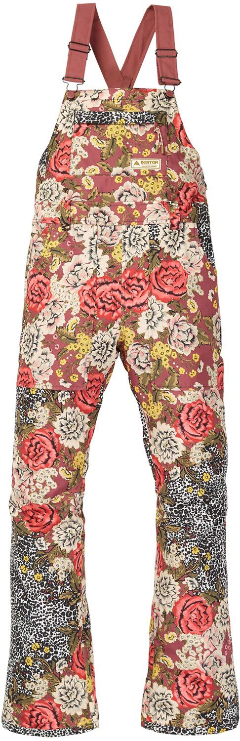 Burton avalon bib pant cheetah floral Clearance