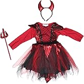 Petitebella Devil Costume Dress 1-12y
