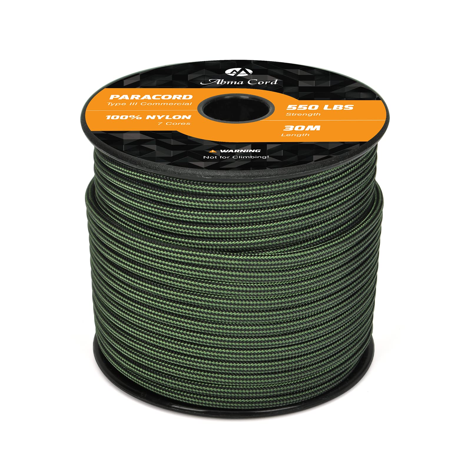 Abma Cord Paracord 550 4mm Nylon Rope Type III 7 Strands Parachute Cord - Max. 250kg (550lbs)