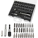 Zorfeter 33 Pcs Damaged Screw Extractor Set