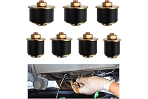 KIFIDAN 7PCS Rubber Freeze Plugs Kit,7-Size Rubber Freeze Expansion Plug Kit Includes Size 1-1/2",1-3/8",1-1/4",1-1/8",1",7/8",3/4",Freezes Plugs Replacement for ID 19mm-41mm Hole