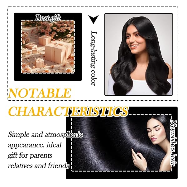 JUNKUJK BLACK HAIR DYE SHAMPOO 3 IN 1, BLACK HAIR SHAMPOO FOR GRAY HAIR COVERAGE,INSTANT HAIR COLOR SHAMPOO FOR WOMEN & MEN