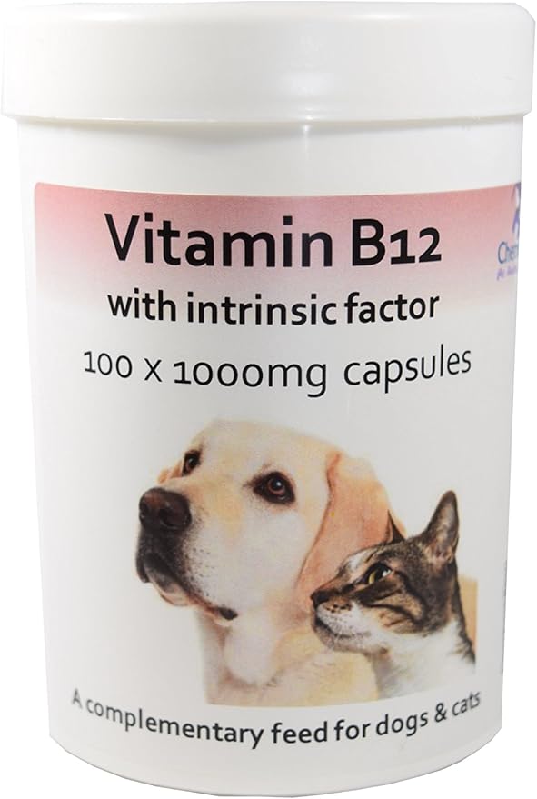 Chemeyes Pet Health Solutions Cápsulas de Vitamina B12 con Factor