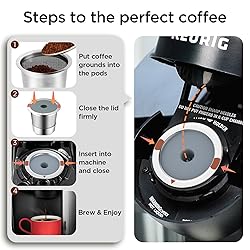 Reusable K Cups and Coffee Pods,Universal Stainless