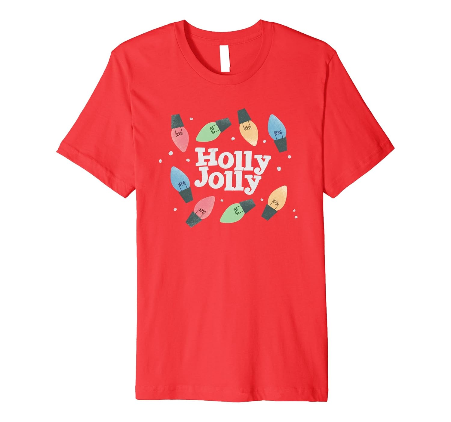 Holly Jolly Classic Twinkling Lights T-shirt-ANZ