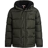 Reebok Boys Puffer Jacket - Heavyweight Wind & Water Resistant Hooded Boys Winter Jacket - Cozy Insulated Puffer Winter Coat