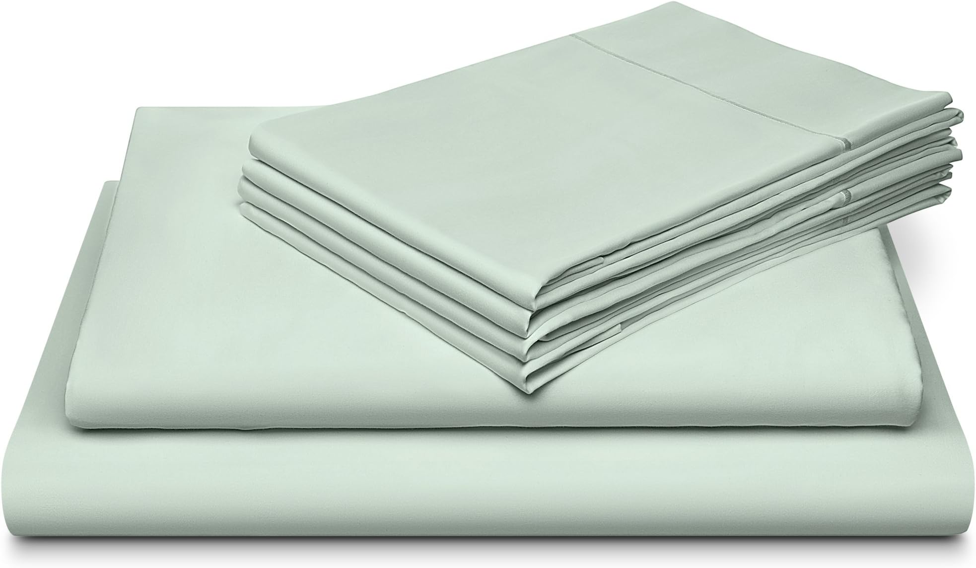DREAM CASTLE 800 Thread Count 100% Cotton Sheet Set with Bonus Pillow Cases, Soft Sateen Weave,Queen Sheet, Deep Pockets,Hotel Collection,Luxury Bedding- Super Sale, Ballad Blue Linens