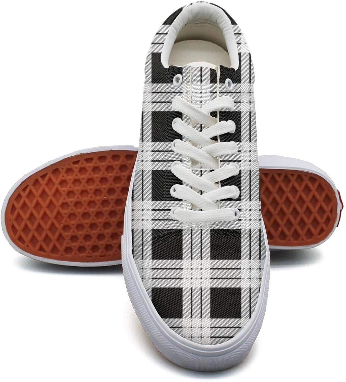 checkered tennis shoes