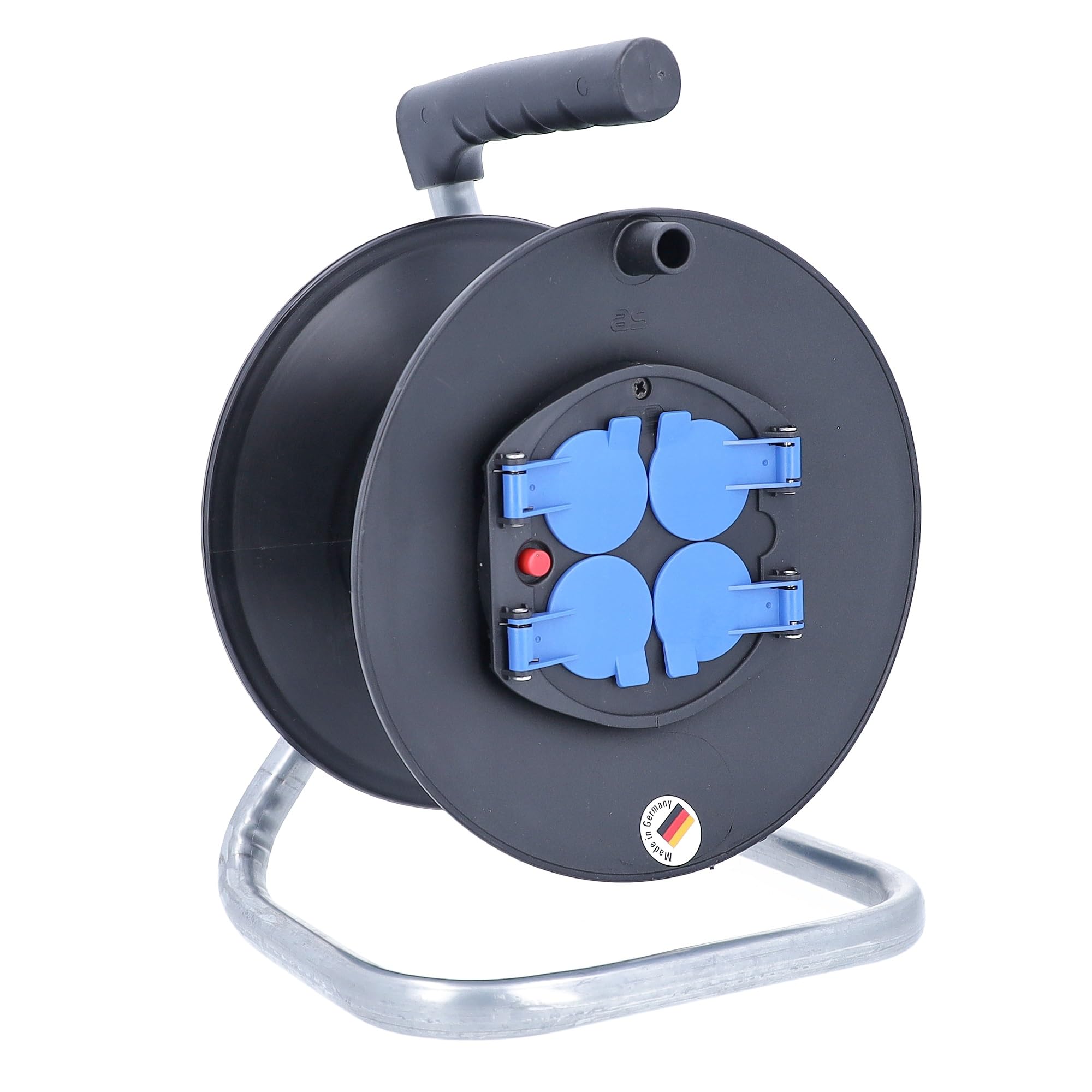 AS – Schwabe 10205 Safety Reel 230 mm Diameter, Empty for Approx. 25 m Cable/IP20 Interior