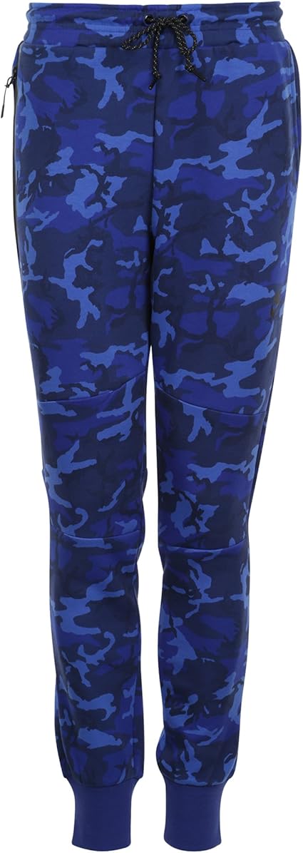 nike tech fleece camo blue