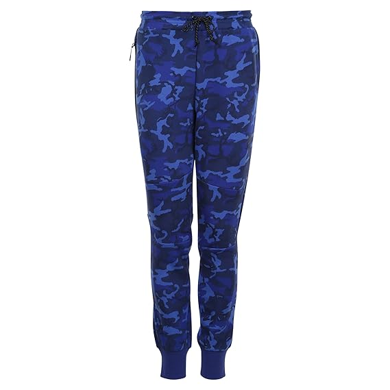 nike tech fleece camo blue