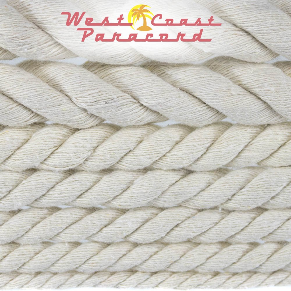 Original Natural Cotton Rope 3/16” Sizes 50 Choose from 3/4” 7/32” 11/