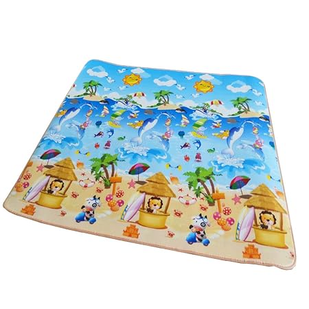 Style home 10mm Dicke Kinderfreundliche Bodenmatte Krabbelteppich Spielteppich Kinderteppich Spielmatte Picknickdecke KPM-A4