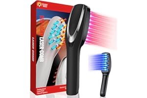 ESUEXO Laser Hair Growth Comb, Laser Hair Growth Device Electric Scalp Massager for Hair Growth,Stimulates Hair Growth Comb Brush Thinning Hair Treatment Laser Therapy Comb
