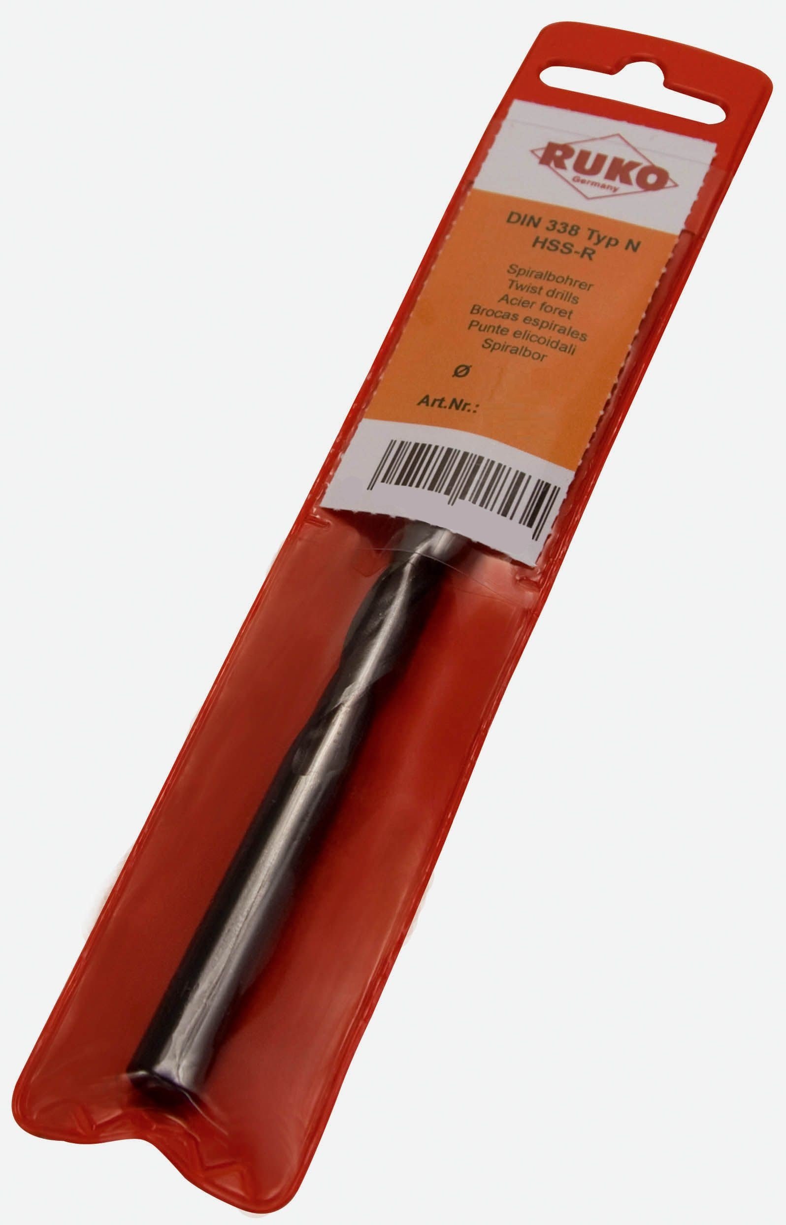 RUKO 206150 - Broca HSS laminadas en Bolsa de plástico (Ø 15 mm)
