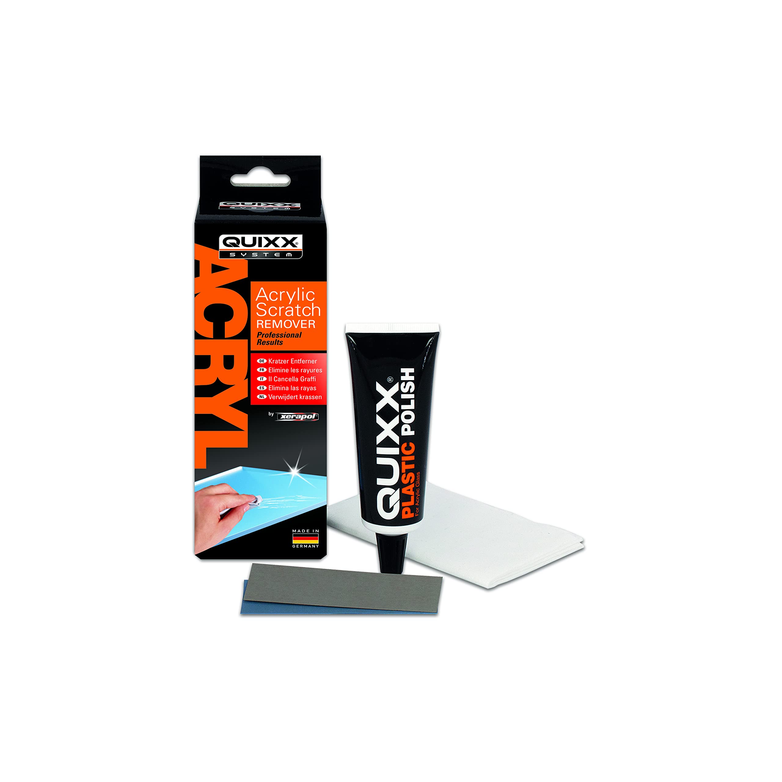 Photo 1 of ***FACTORY SEALED***QUIXX 10003 Acrylic Scratch Remover - Removes Scratches From Clear Acrylic and Plexiglas Surfaces On Cars, Motorcycles, Caravans, and Boats