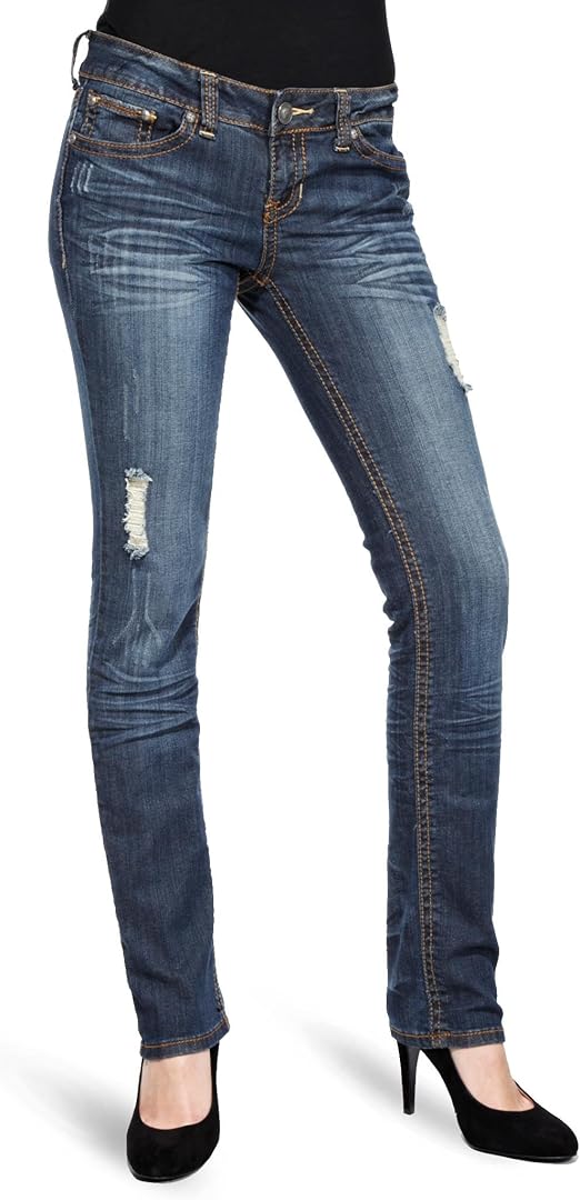 Antique Rivet Sydney Straight Women's Jeans Blaze 29W Amazon.co.uk