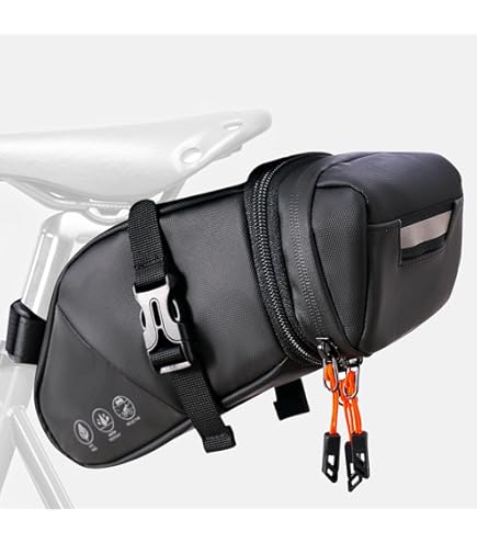 bibiy　FLORET BOX BAG Amazon.com: PACK2RIDE Blossom Bike Saddle Roll Bag - Water