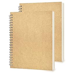 2 Pack College Ruled Notebook, Soft Yellow Cover