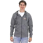 Mossy Oak Men's Marled Full Zip Fleece Lined Hoodie Sweatshirt with Embroidered Chest Logo