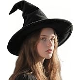 VALOZENC Wizard Hat for Adults Large Witch Sorcerer Hats Halloween Costume Accessory