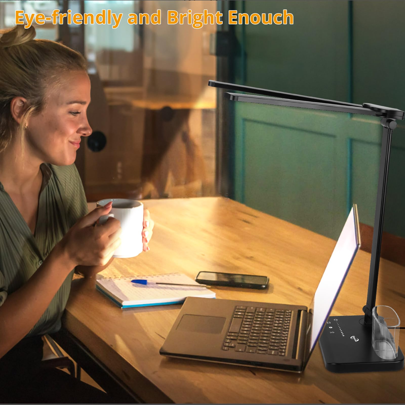 Dual Swing Arm Desk Light