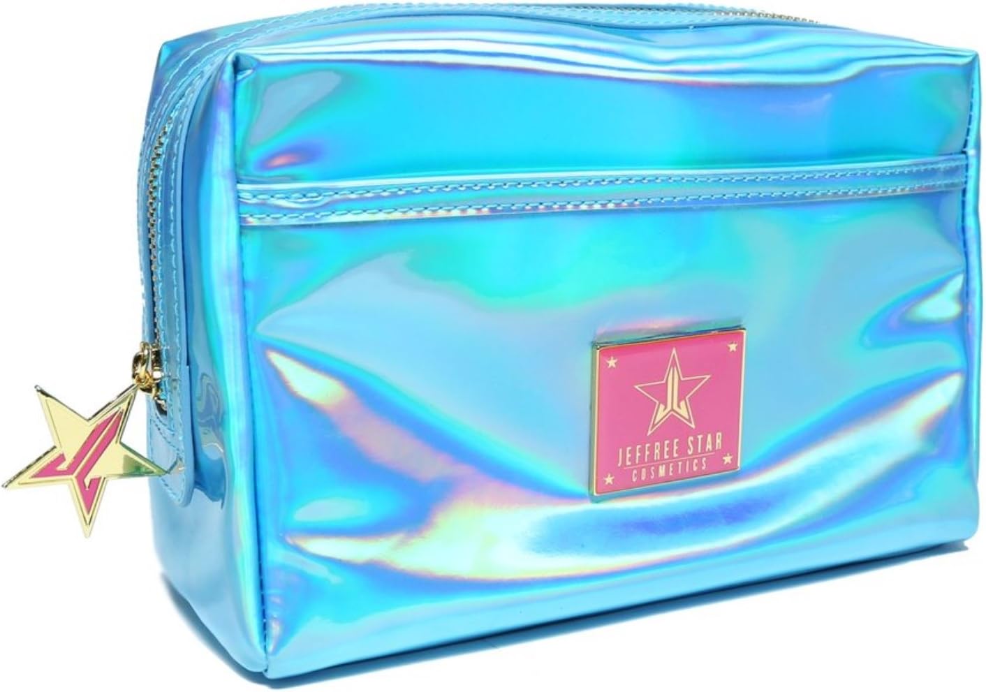 Jeffree Star Makeup Bag (Holographic Blue)