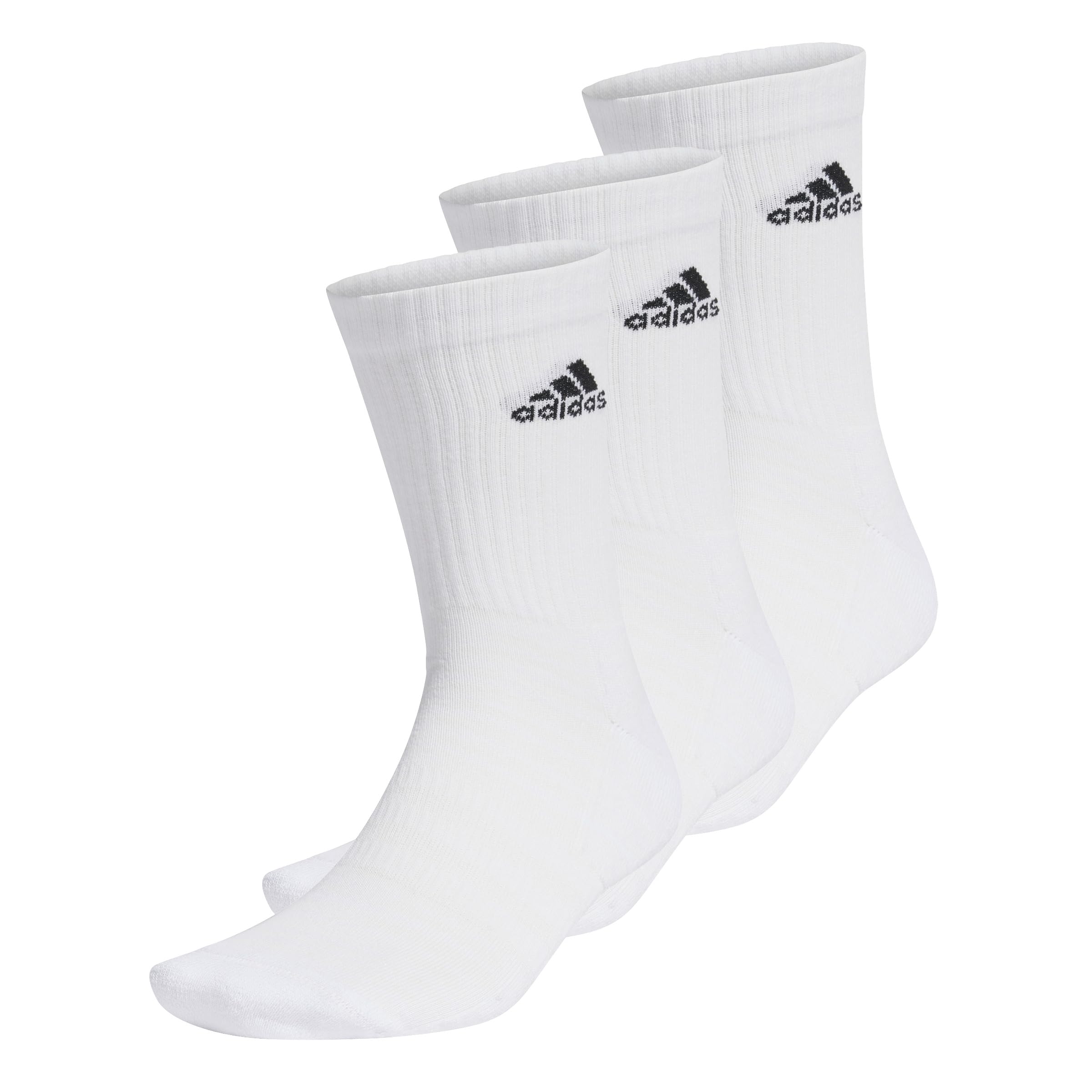 adidas Unisex Children's Cushioned Crew Socks, 3 Pairs