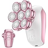 SHPAVVER Electric Razors for Women Legs: Rechargeable Body Shaver - Waterproof Wet Dry Shaver for Women Lady Face Underarms Pubic Valentine's Day Gifts (Bright Pink)