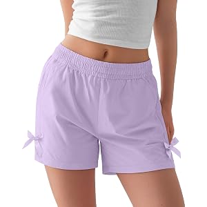 Vinsatin Girls Athletic Quick Dry Swim Shorts | Bow Tie, Lightweight, Summer, Waterproof, Kids, Casual, Beach, Board, Hiking,