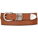 Lucky Brand Women's Fashion Leather Belt | Stylish | Trend | Classic | Modern | Jean | Pant | Skirt | Dress