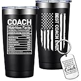 Grifarny Coach Gifts for Men, Women - Best Coach Ever Tumbler Cup 20 oz - Coaches Appreciation Gifts - Basketball, Soccer, Football, Baseball, Softball, Gymnastics, Dance, Swim, Cheer Coaches Gift