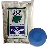Iyan Ado 4LBS(Pounded yam powder (Elubo Iyan/Dawa/Ncha ji/Bankye fufuo/Kum) with Nireds Foods Igbako.